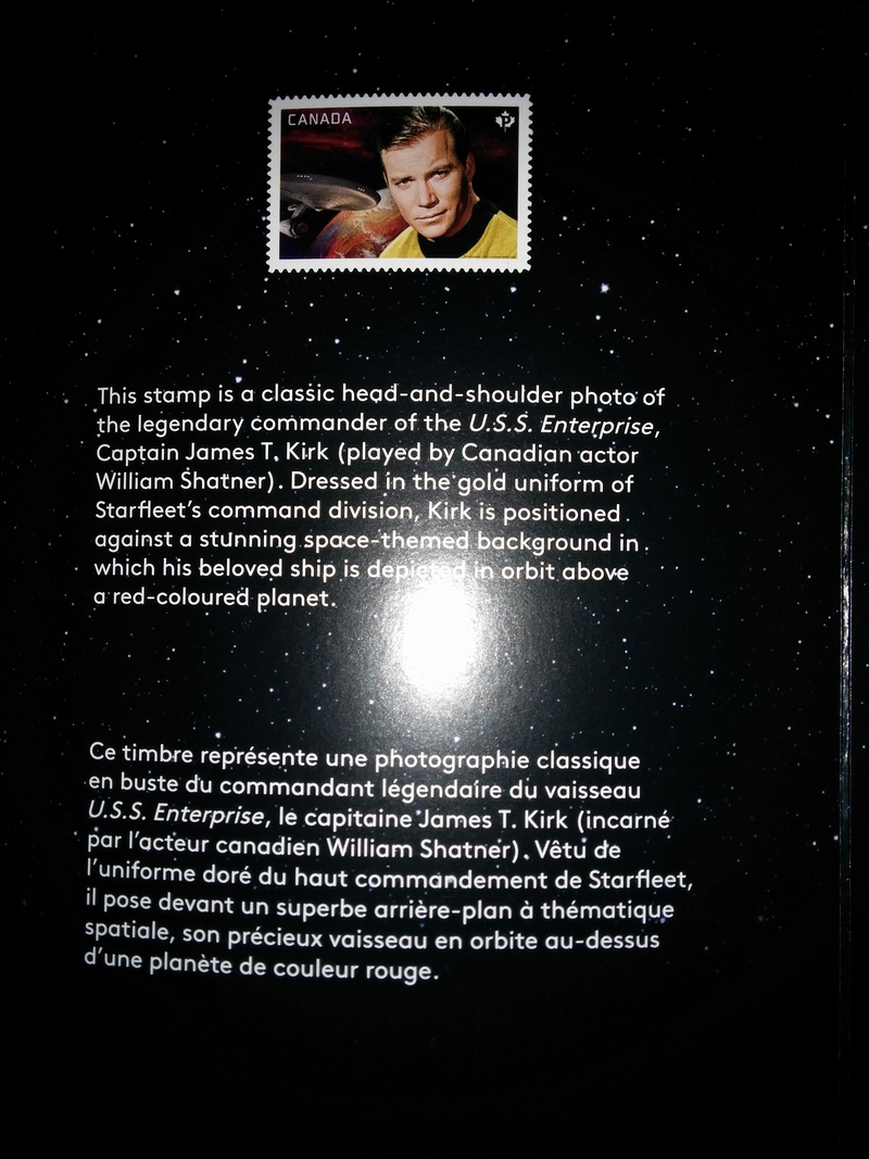 Illustration for article titled Got My Canadian Star Trek Quarter and Stamp Set
